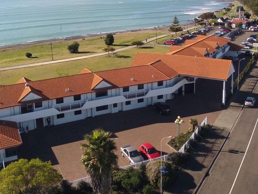 Harbour View Motel On Ahuriri Beach In Napier Nz With Sea View Suites Exterior photo
